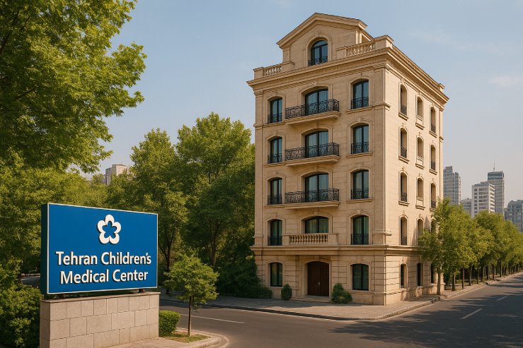 نزدیک‌ترین هتل به مرکز طبی کودکان تهران